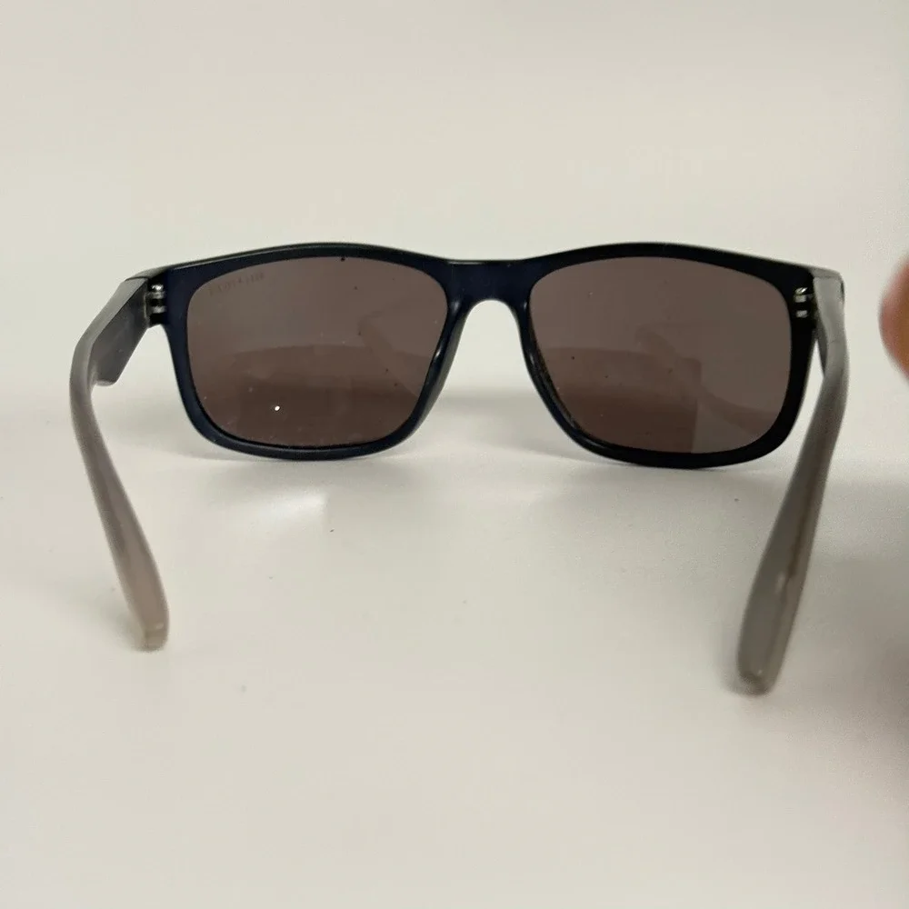 Tommy‎ Hilfiger Mens Blue Mirror Square Sunglasses 0065772012 58-17-135